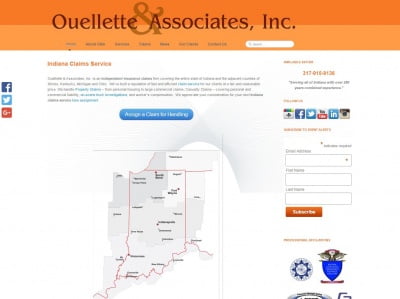 screenshot of New AGameSM website for O&A in fall 2014